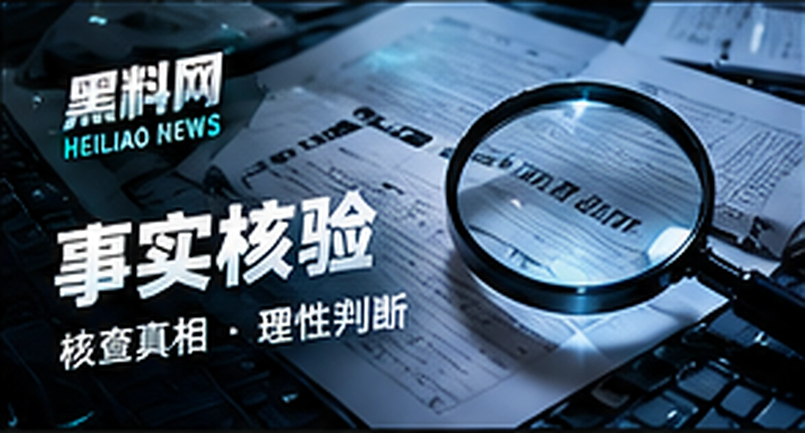 信息鉴别主题概念配图