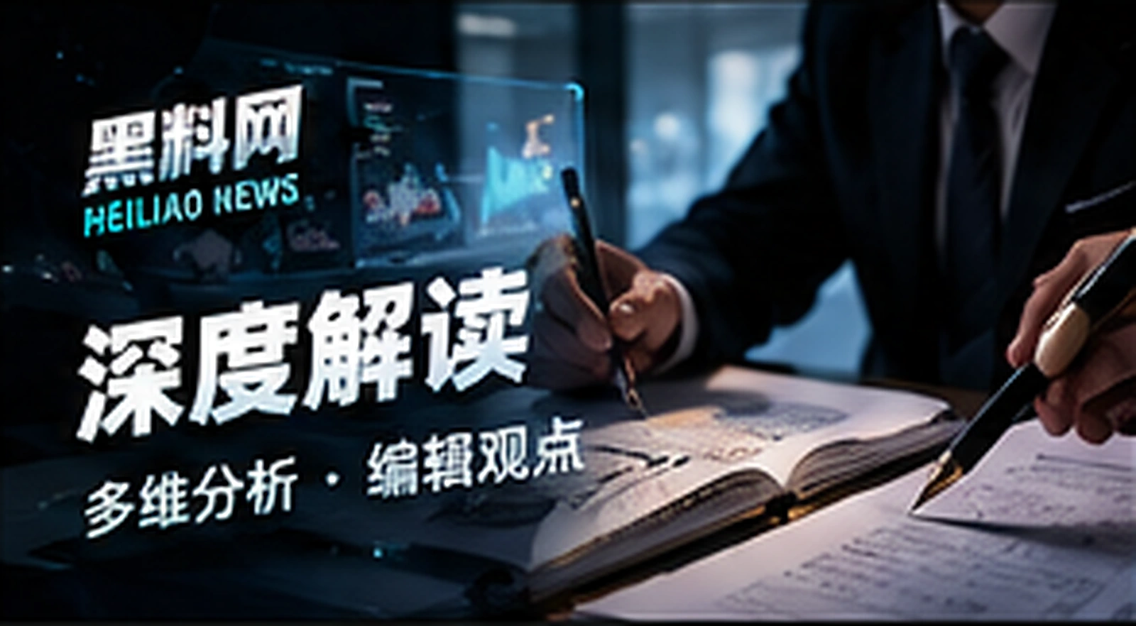 评论手记主题概念配图
